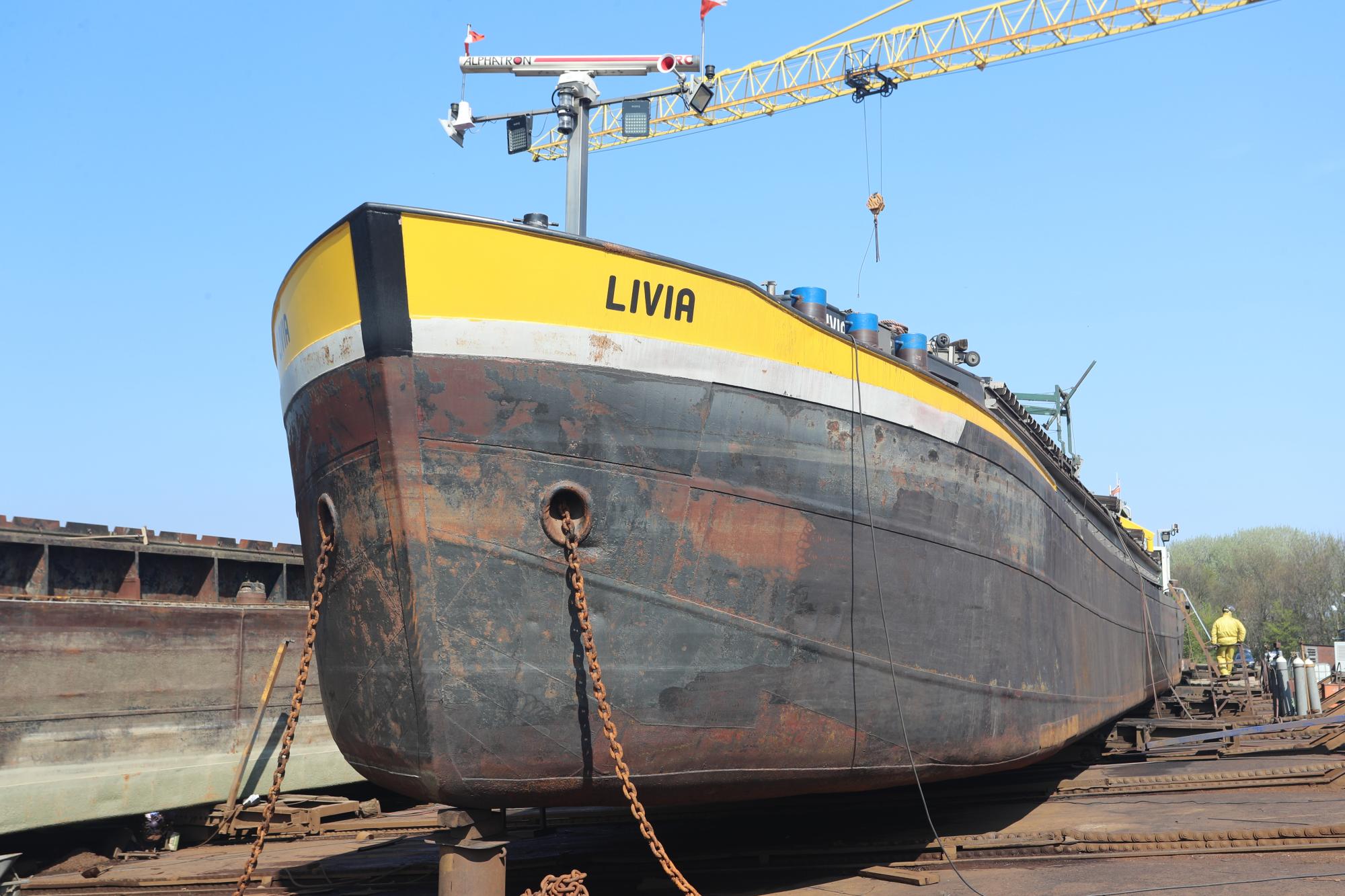 Conserveren onderwaterschip.