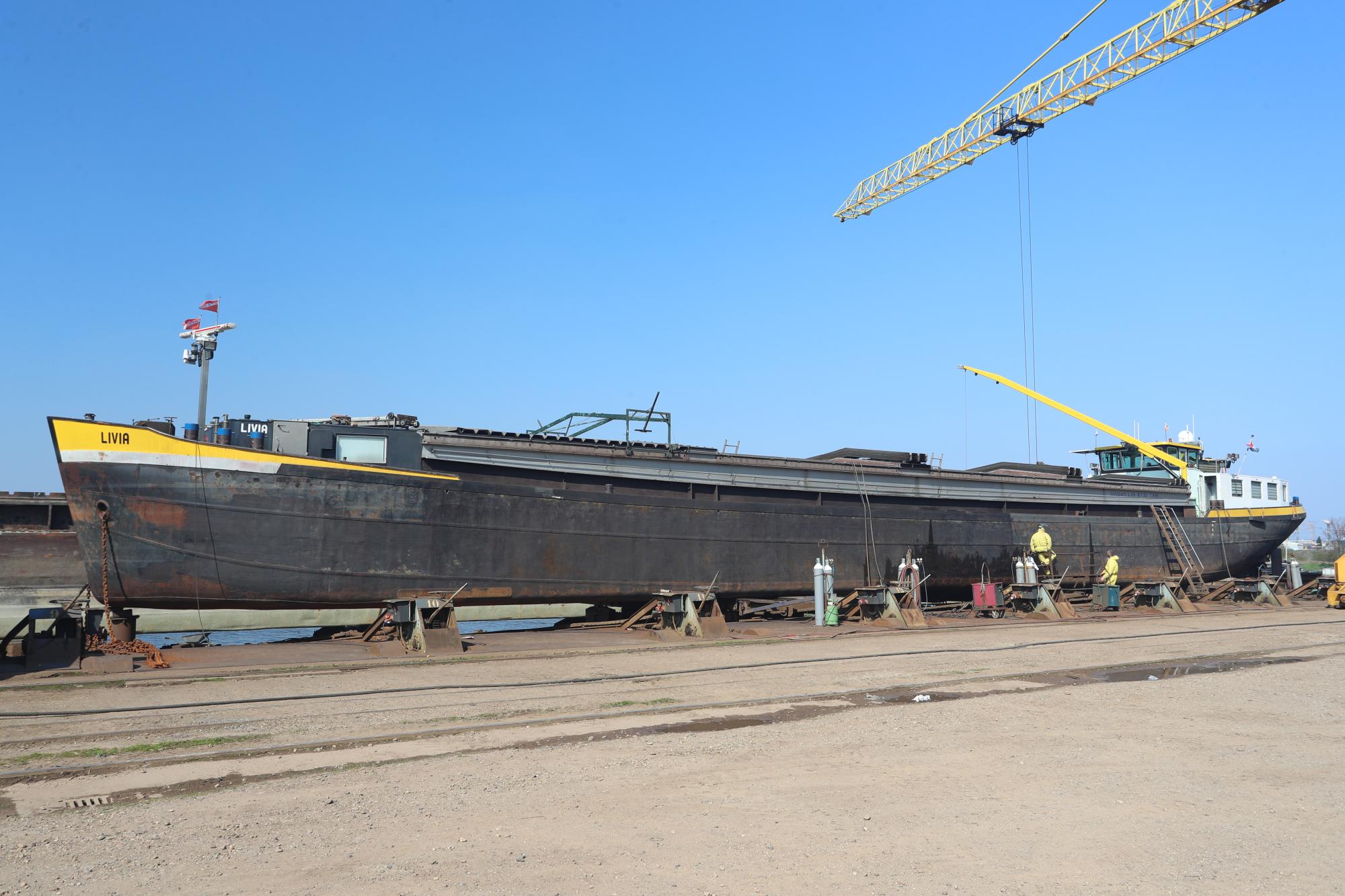 Conserveren onderwaterschip.